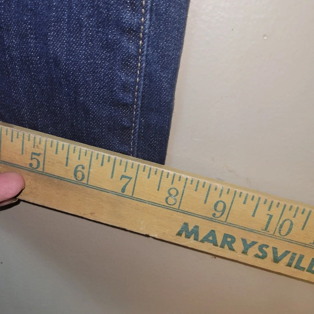 True Religion Women's Jeans Size 33 Dark Blue Denim • Made in‎ USA Classic Fit